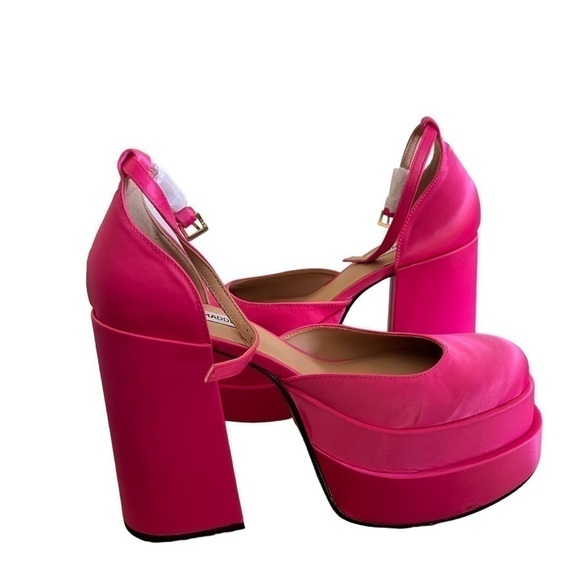 Steve Madden NWT Charlize Platform in Pink Size 9.5 Barbie Core - Picture 7 of 7